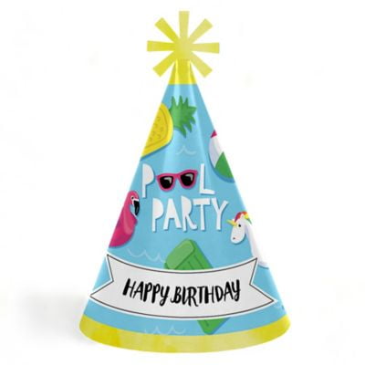 Standard Size Cone Happy Birthday Party Hats for Kids and Adults Set of 8 Tale of A Girl Whale Standard Size Cone Happy Birthday Party Hats for Kids and Adults Set of 8 Tale of A Girl Whale